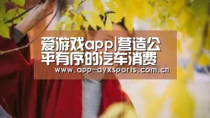 爱游戏app|营造公平有序的汽车消费环境(图2) 体育赛事直播